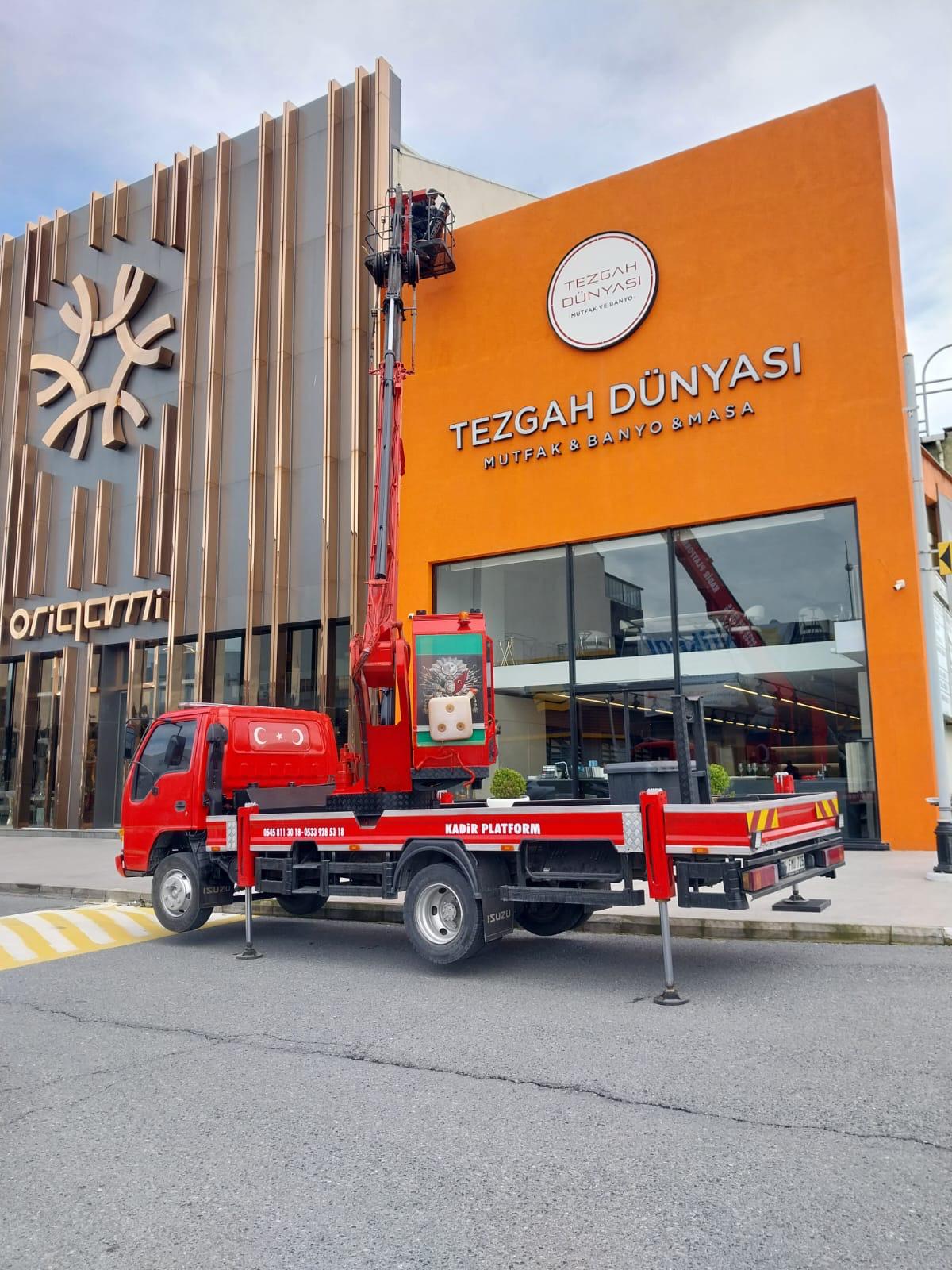 İstanbul sepetli vinç hizmeti